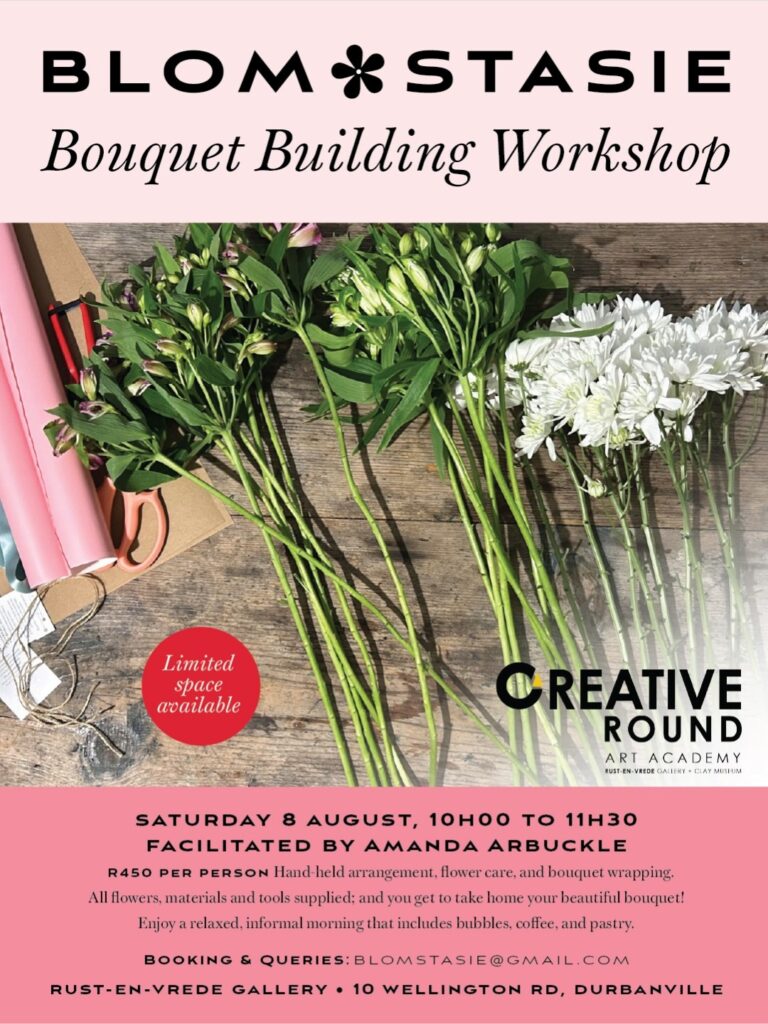 Creative Round Blomstasie Bouquet Building Workshop 8 August